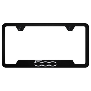 Au-TOMOTIVE GOLD | License Plate Covers and Frames | Fiat 500 | AUGD8386