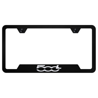 Au-TOMOTIVE GOLD | License Plate Covers and Frames | Fiat 500 | AUGD8387