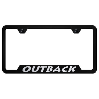 Au-TOMOTIVE GOLD | License Plate Covers and Frames | Subaru Outback | AUGD8394