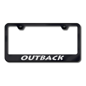 Au-TOMOTIVE GOLD | License Plate Covers and Frames | Subaru Outback | AUGD8411