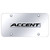 Au-TOMOTIVE GOLD | License Plate Covers and Frames | Hyundai Accent | AUGD8426