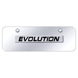 Au-TOMOTIVE GOLD | License Plate Covers and Frames | Mitsubishi Evolution | AUGD8442