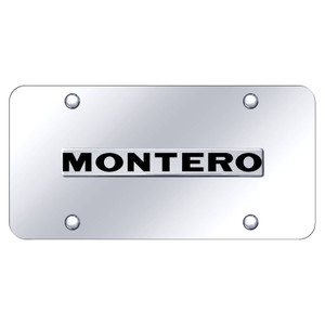 Au-TOMOTIVE GOLD | License Plate Covers and Frames | Mitsubishi Montero | AUGD8472