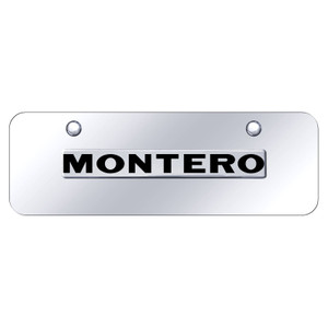 Au-TOMOTIVE GOLD | License Plate Covers and Frames | Mitsubishi Montero | AUGD8473