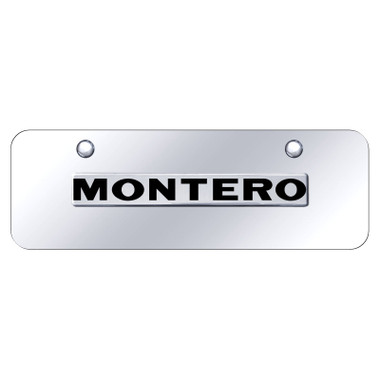 Au-TOMOTIVE GOLD | License Plate Covers and Frames | Mitsubishi Montero | AUGD8473