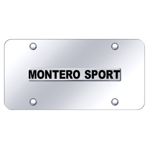 Au-TOMOTIVE GOLD | License Plate Covers and Frames | Mitsubishi Montero | AUGD8474