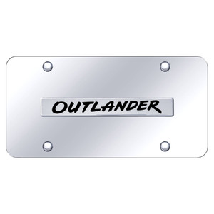 Au-TOMOTIVE GOLD | License Plate Covers and Frames | Mitsubishi Outlander | AUGD8479