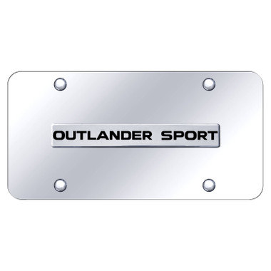 Au-TOMOTIVE GOLD | License Plate Covers and Frames | Mitsubishi Outlander | AUGD8480