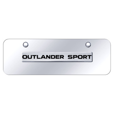 Au-TOMOTIVE GOLD | License Plate Covers and Frames | Mitsubishi Outlander | AUGD8481