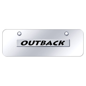 Au-TOMOTIVE GOLD | License Plate Covers and Frames | Subaru Outback | AUGD8482