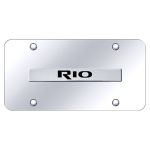 Au-TOMOTIVE GOLD | License Plate Covers and Frames | Kia Rio | AUGD8485