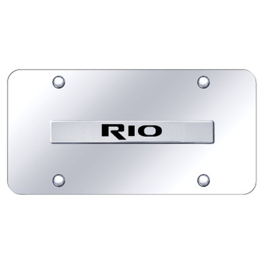 Au-TOMOTIVE GOLD | License Plate Covers and Frames | Kia Rio | AUGD8485