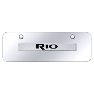 Au-TOMOTIVE GOLD | License Plate Covers and Frames | Kia Rio | AUGD8486