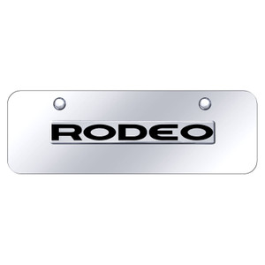 Au-TOMOTIVE GOLD | License Plate Covers and Frames | Isuzu Rodeo | AUGD8488