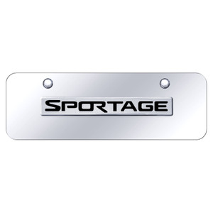 Au-TOMOTIVE GOLD | License Plate Covers and Frames | Kia Sportage | AUGD8498