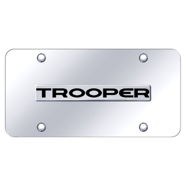 Au-TOMOTIVE GOLD | License Plate Covers and Frames | Isuzu Trooper | AUGD8504