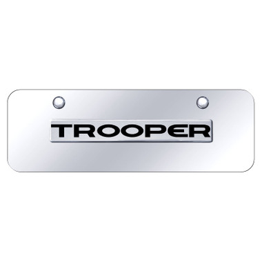 Au-TOMOTIVE GOLD | License Plate Covers and Frames | Isuzu Trooper | AUGD8505