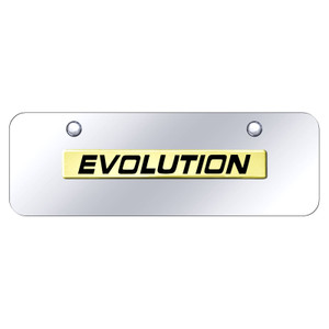 Au-TOMOTIVE GOLD | License Plate Covers and Frames | Mitsubishi Evolution | AUGD8532