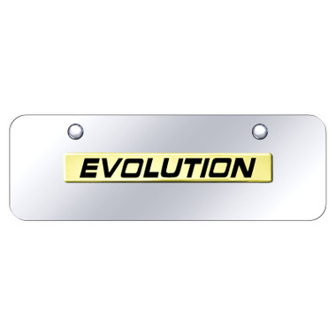 Au-TOMOTIVE GOLD | License Plate Covers and Frames | Mitsubishi Evolution | AUGD8532
