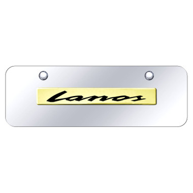 Au-TOMOTIVE GOLD | License Plate Covers and Frames | Daewoo Lanos | AUGD8548
