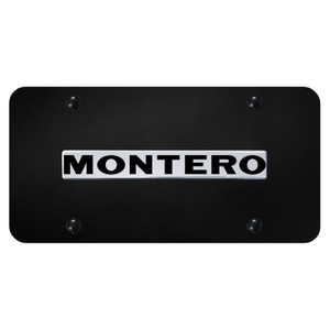 Au-TOMOTIVE GOLD | License Plate Covers and Frames | Mitsubishi Montero | AUGD8554