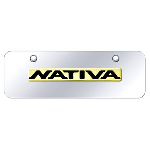 Au-TOMOTIVE GOLD | License Plate Covers and Frames | Mitsubishi Nativa | AUGD8558
