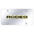 Au-TOMOTIVE GOLD | License Plate Covers and Frames | Isuzu Rodeo | AUGD8566