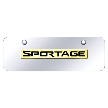 Au-TOMOTIVE GOLD | License Plate Covers and Frames | Kia Sportage | AUGD8580