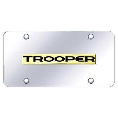 Au-TOMOTIVE GOLD | License Plate Covers and Frames | Isuzu Trooper | AUGD8585