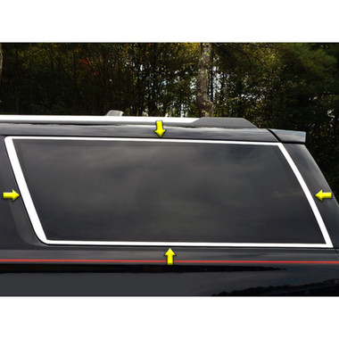 Luxury FX | Window Trim | 15-17 Chevrolet Suburban | LUXFX3481