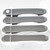 Quickskins | Door Handle Covers and Trim | 15-17 Jeep Renegade | QSK0394