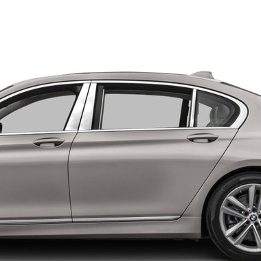 Auto Reflections | Pillar Post Covers and Trim | 16-18 BMW 7 Series | SRF0099