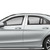 Auto Reflections | Pillar Post Covers and Trim | 15-18 Mercedes C-Class | SRF0562