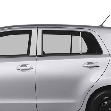 Auto Reflections | Pillar Post Covers and Trim | 08-14 Scion xD | SRF0671