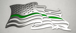 American Car Craft |Emblems | American Flag |ACC4452