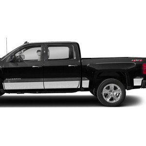 Diamond Grade | Side Molding and Rocker Panels | 14-18 Chevrolet Silverado 1500 | SRF0832