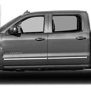 Diamond Grade | Side Molding and Rocker Panels | 14-18 Chevrolet Silverado 1500 | SRF0872