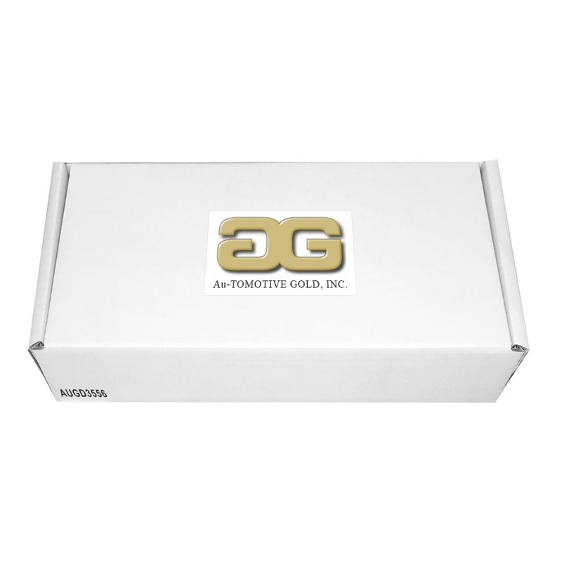 Acura Black Acrylic License Plate with Chrome Frame Kit Au-Tomotive Gold INC