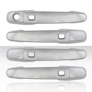 Set of 4 Door Handle Covers for 2018-2020 Chevy Equinox - Chrome w/Smart Key