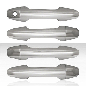 Set of 4 Door Handle Covers for 2016-23 Toyota Tacoma SR/TRD - Chrome w/o Smart