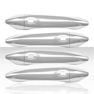 Set of 4 Door Handle Covers for 2016-2018 Chevy Cruze - Chrome w/Smart Key