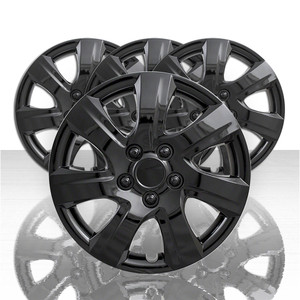 Set of 4 16" 7 Spoke Wheel Covers for 2010-2011 Toyota Camry - Gloss Black