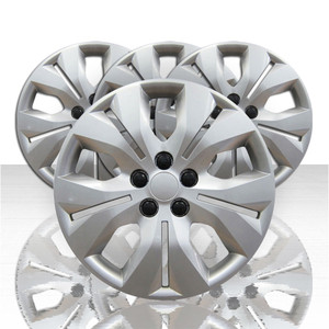 Set of 4 16" 5 Split Spoke Wheel Covers for 2016 Chevy Cruze Limited - Silver