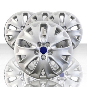 Set of 4 16" 5 Split Spoke Wheel Covers for 2013-2016 Ford Fusion - Silver