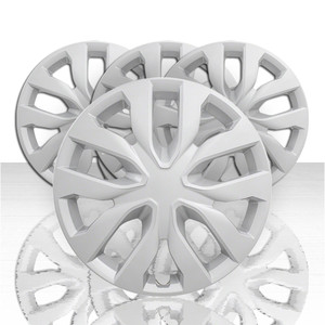 Set of 4 17' 10 Spoke Wheel Covers for 2014-2020 Nissan Rogue S - Silver