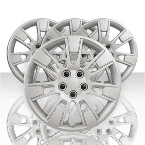 Set of 4 16" 14 Spoke Wheel Covers for 2014-2016 Toyota Corolla - Silver