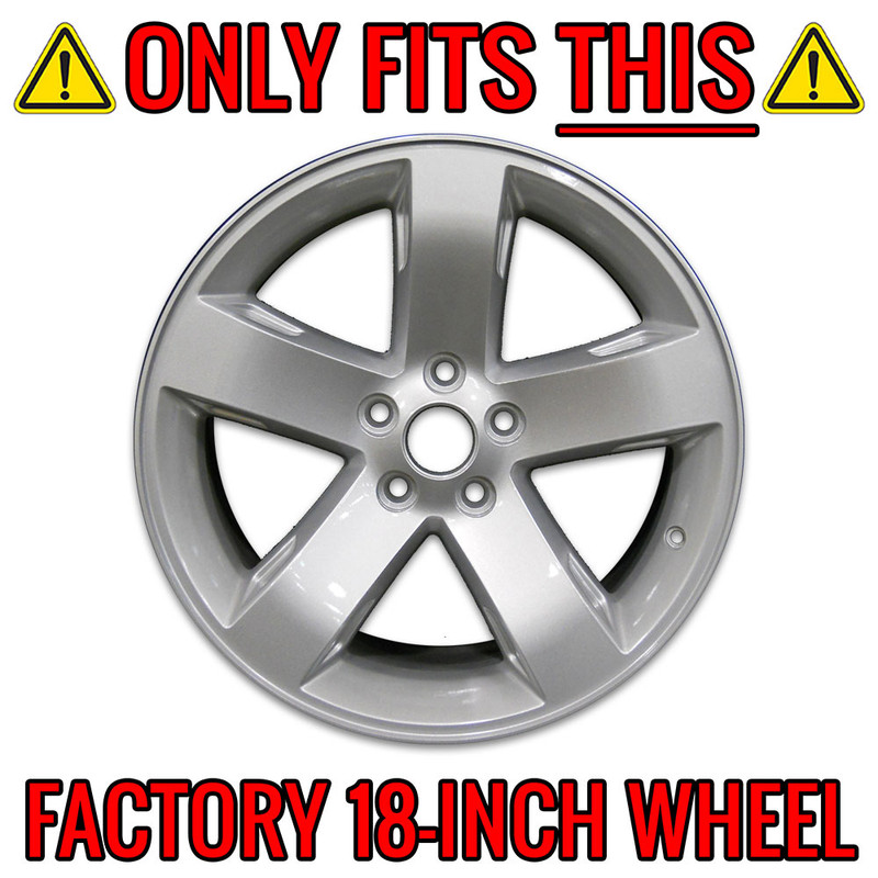 Set of 4 Gloss Black 17 Wheel Skins for 2017-2020 Kia Sportage LX