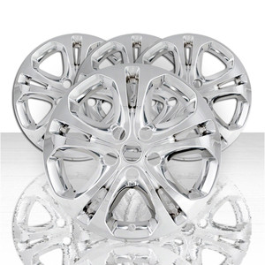 Set of 4 18" 5 Double Spoke Wheel Skins for 2011-2013 Dodge Durango - Chrome