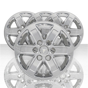 Set of 4 17" 6 Spoke Wheel Skins for 2010-2014 GMC Savana 1500 - Chrome