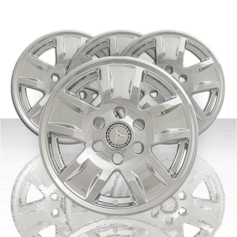 Auto Reflections Set of 4 18 5 Spoke Wheel Skins for 2014-2018 Chevy Silverado 1500 Black 